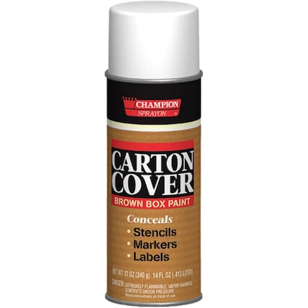 Chase Products Sprayon Carton Cover Brown Box paint net 12 oz. 1 Can 4380982-1